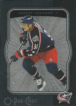 2007-08 O-Pee-Chee - Micromotion Black #141 Sergei Fedorov Front