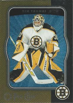 2007-08 O-Pee-Chee - Micromotion #44 Tim Thomas Front