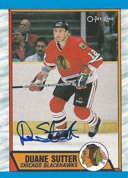 2007-08 O-Pee-Chee - Buyback Autographs #221 Duane Sutter Front