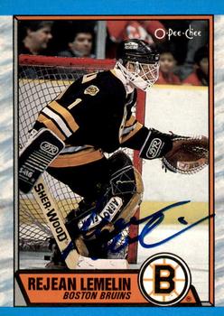2007-08 O-Pee-Chee - Buyback Autographs #40 Rejean Lemelin Front