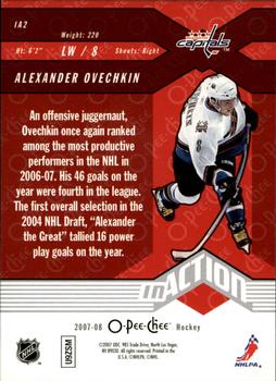 2007-08 O-Pee-Chee - In Action #IA2 Alexander Ovechkin Back