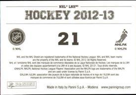 2012-13 Panini Stickers #21 Stanley Cup Playoffs 1/2 Back