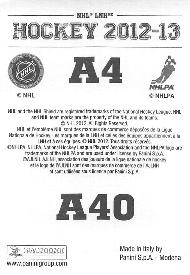 2012-13 Panini Stickers #A4 / A40 Philadelphia Flyers Logo Back
