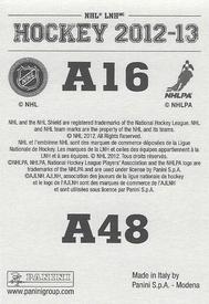 2012-13 Panini Stickers #A16 / A48 Chicago Blackhawks Logo Back