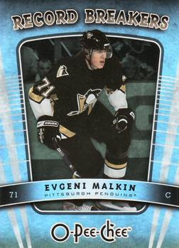 2007-08 O-Pee-Chee - Record Breakers #RB7 Evgeni Malkin Front