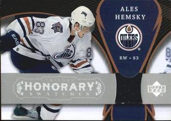 2007-08 Upper Deck Trilogy - Honorary Swatches #HS-AH Ales Hemsky Front