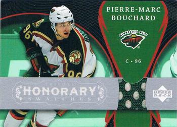 2007-08 Upper Deck Trilogy - Honorary Swatches #HS-BO Pierre-Marc Bouchard Front