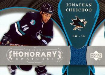 2007-08 Upper Deck Trilogy - Honorary Swatches #HS-CH Jonathan Cheechoo Front