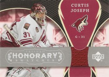 2007-08 Upper Deck Trilogy - Honorary Swatches #HS-CJ Curtis Joseph Front