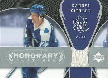 2007-08 Upper Deck Trilogy - Honorary Swatches #HS-DS Darryl Sittler Front