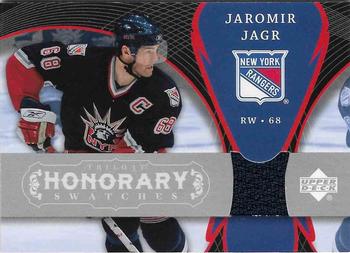 2007-08 Upper Deck Trilogy - Honorary Swatches #HS-JJ Jaromir Jagr Front