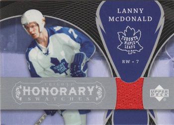2007-08 Upper Deck Trilogy - Honorary Swatches #HS-LM Lanny McDonald Front