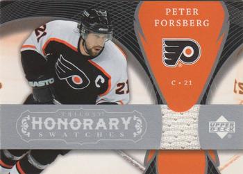 2007-08 Upper Deck Trilogy - Honorary Swatches #HS-PF Peter Forsberg Front