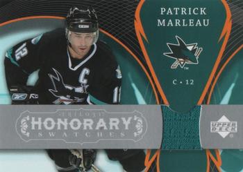 2007-08 Upper Deck Trilogy - Honorary Swatches #HS-PM Patrick Marleau Front