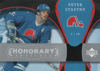 2007-08 Upper Deck Trilogy - Honorary Swatches #HS-PS Peter Stastny Front