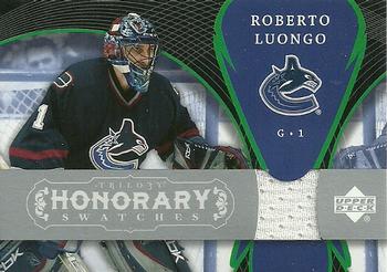 2007-08 Upper Deck Trilogy - Honorary Swatches #HS-RL Roberto Luongo Front