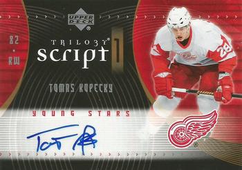 2007-08 Upper Deck Trilogy - Script One (Young Stars) #S1-TK Tomas Kopecky Front