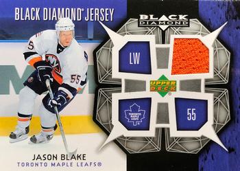 2007-08 Upper Deck Black Diamond - Jerseys #BDJ-BL Jason Blake Front