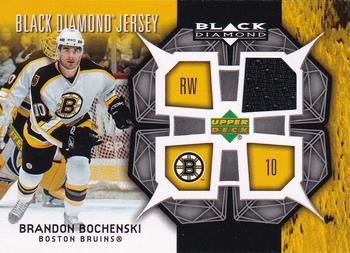 2007-08 Upper Deck Black Diamond - Jerseys #BDJ-BO Brandon Bochenski Front