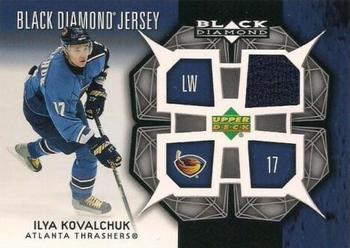 2007-08 Upper Deck Black Diamond - Jerseys #BDJ-IK Ilya Kovalchuk Front
