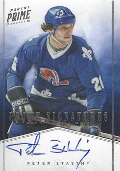 2011-12 Panini Prime - Prime Signatures #70 Peter Stastny Front