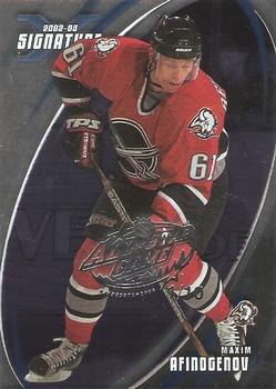 2002-03 Be a Player Signature Series - NHL All-Star FANtasy #050 Maxim Afinogenov Front