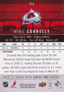 2012-13 Upper Deck #213 Mike Connolly Back