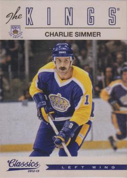 2012-13 Panini Classics Signatures #17 Charlie Simmer Front