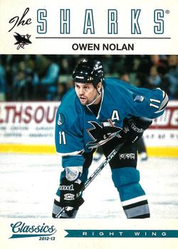 2012-13 Panini Classics Signatures #113 Owen Nolan Front