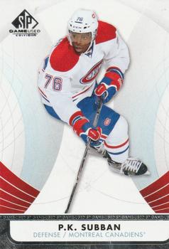 2012-13 SP Game Used #49 P.K. Subban Front