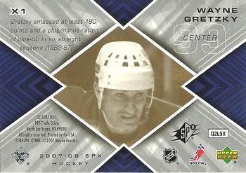 2007-08 SPx - SPXtreme #X1 Wayne Gretzky Back