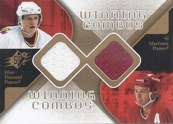 2007-08 SPx - Winning Combos #WC-PM Dion Phaneuf / Al MacInnis Front