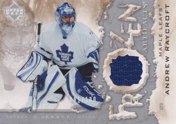 2007-08 Upper Deck Artifacts - Frozen Artifacts Silver #FA-AR Andrew Raycroft Front