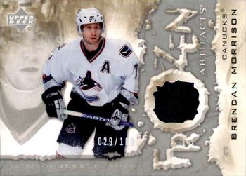 2007-08 Upper Deck Artifacts - Frozen Artifacts Silver #FA-MO Brenden Morrow Front