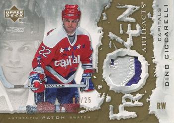 2007-08 Upper Deck Artifacts - Frozen Artifacts Patches Gold #FA-CI Dino Ciccarelli Front