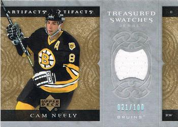 2007-08 Upper Deck Artifacts - Treasured Swatches Silver #TS-CN Cam Neely Front