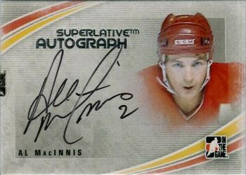 2012-13 In The Game Superlative - Autographs Silver #A-AM Al MacInnis Front