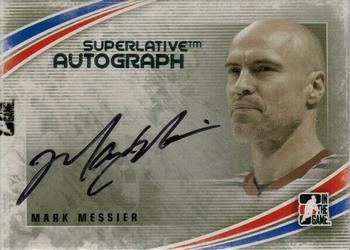 2012-13 In The Game Superlative - Autographs Silver #A-MM Mark Messier Front