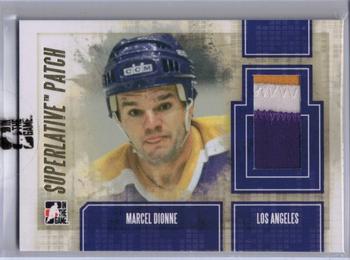 2012-13 In The Game Superlative - Patches Gold #SP-31 Marcel Dionne Front