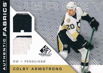 2007-08 SP Game Used - Authentic Fabrics #AF-CA Colby Armstrong Front