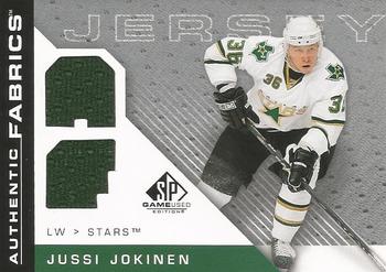 2007-08 SP Game Used - Authentic Fabrics #AF-JU Jussi Jokinen Front