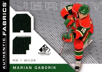 2007-08 SP Game Used - Authentic Fabrics #AF-MG Marian Gaborik Front