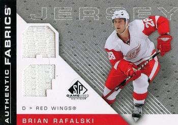 2007-08 SP Game Used - Authentic Fabrics #AF-RB Brian Rafalski Front