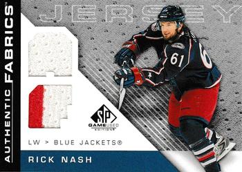 2007-08 SP Game Used - Authentic Fabrics #AF-RN Rick Nash Front