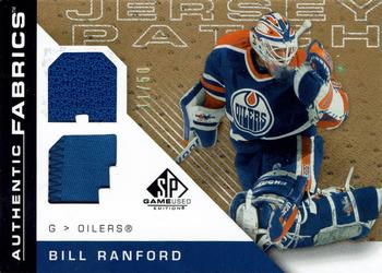 2007-08 SP Game Used - Authentic Fabrics Jersey Patch #AF-BI Bill Ranford Front