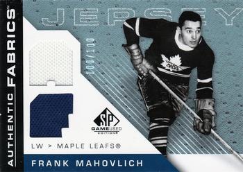 2007-08 SP Game Used - Authentic Fabrics Rainbow #AF-FM Frank Mahovlich Front
