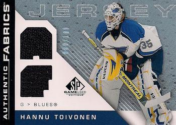 2007-08 SP Game Used - Authentic Fabrics Rainbow #AF-HT Hannu Toivonen Front