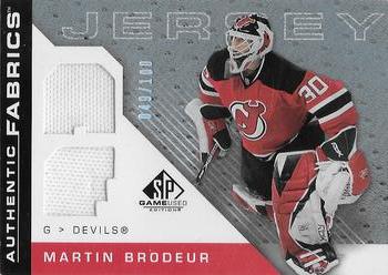 2007-08 SP Game Used - Authentic Fabrics Rainbow #AF-MB Martin Brodeur Front