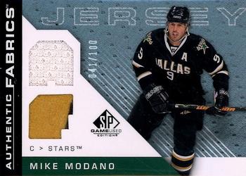 2007-08 SP Game Used - Authentic Fabrics Rainbow #AF-MM Mike Modano Front