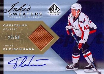 2007-08 SP Game Used - Inked Sweaters #IS-TF Tomas Fleischmann Front